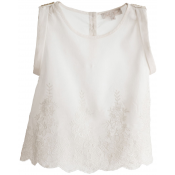 Pale Cloud lillie top