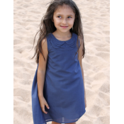 Pale Cloud silk blend dress