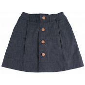 Flora and Henri denim skirt