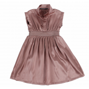 Lamantine rose silk dress