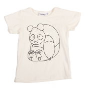 Mini Rodini DIY panda pen tee ONLY size18M LEFT Mini Rodini DIY panda pen tee ONLY size18M LEFT